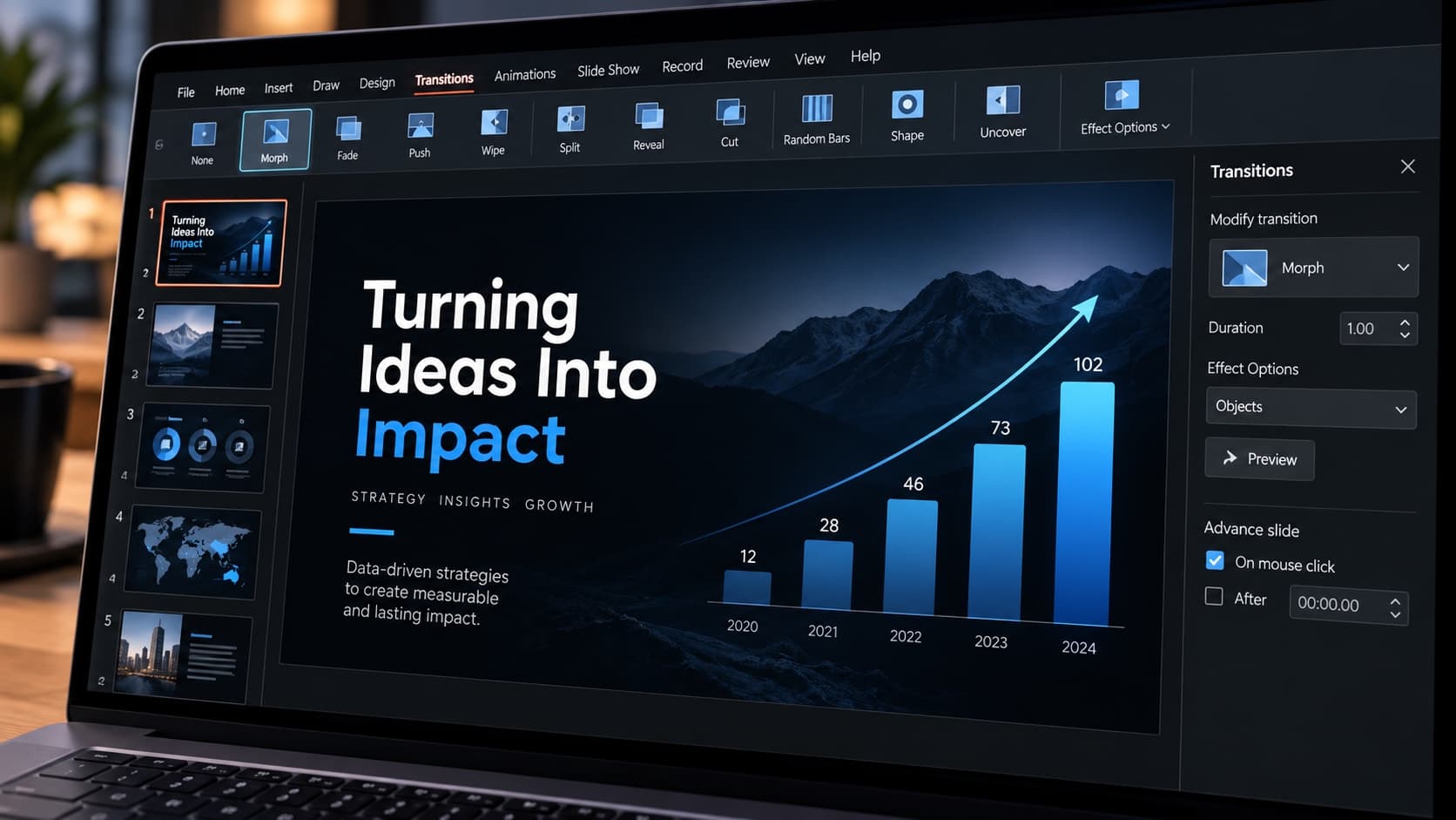 Microsoft PowerPoint — Professional Presentation Design