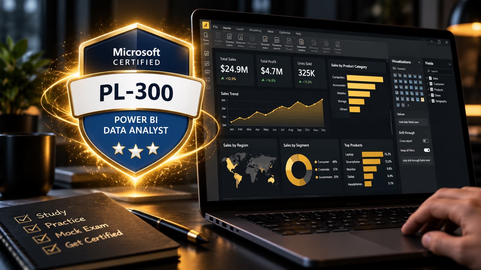Power BI Certification Prep — PL-300 Exam Ready